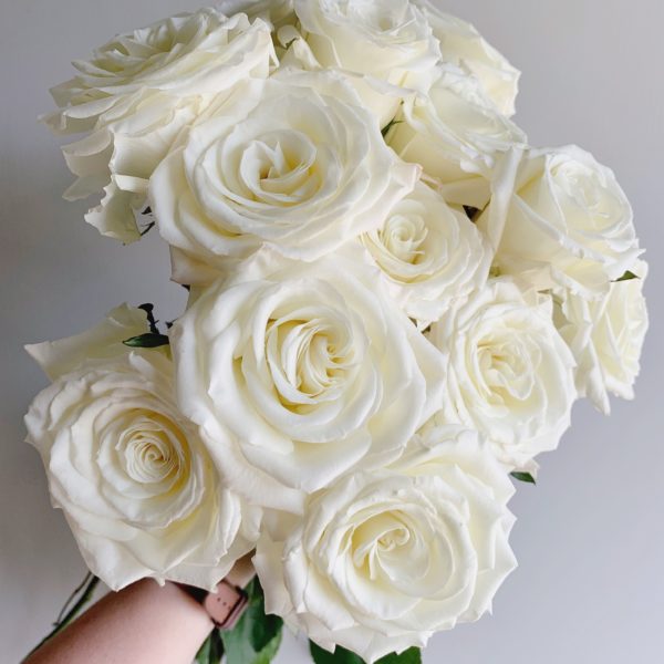 White Rose Bridal Bouquet — Pike Place Flowers